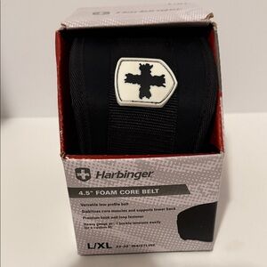 NWT harbinger weight lifting foam core belt. Size L/XL, 33 to 39 inch waistline.